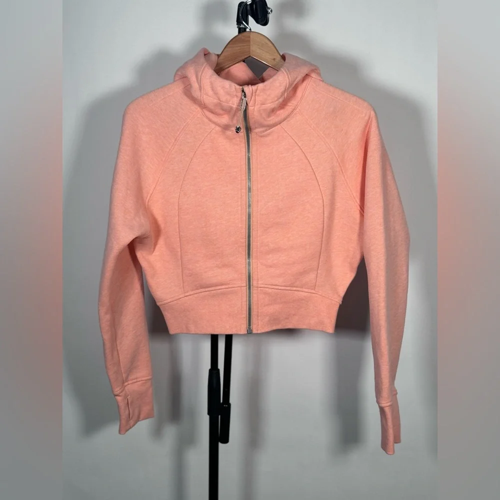 NWOT Lululemon Scuba Full-Zip Cropped Hoodie